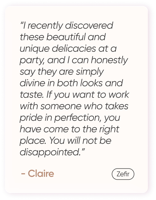 Kind words about Sweet Moments