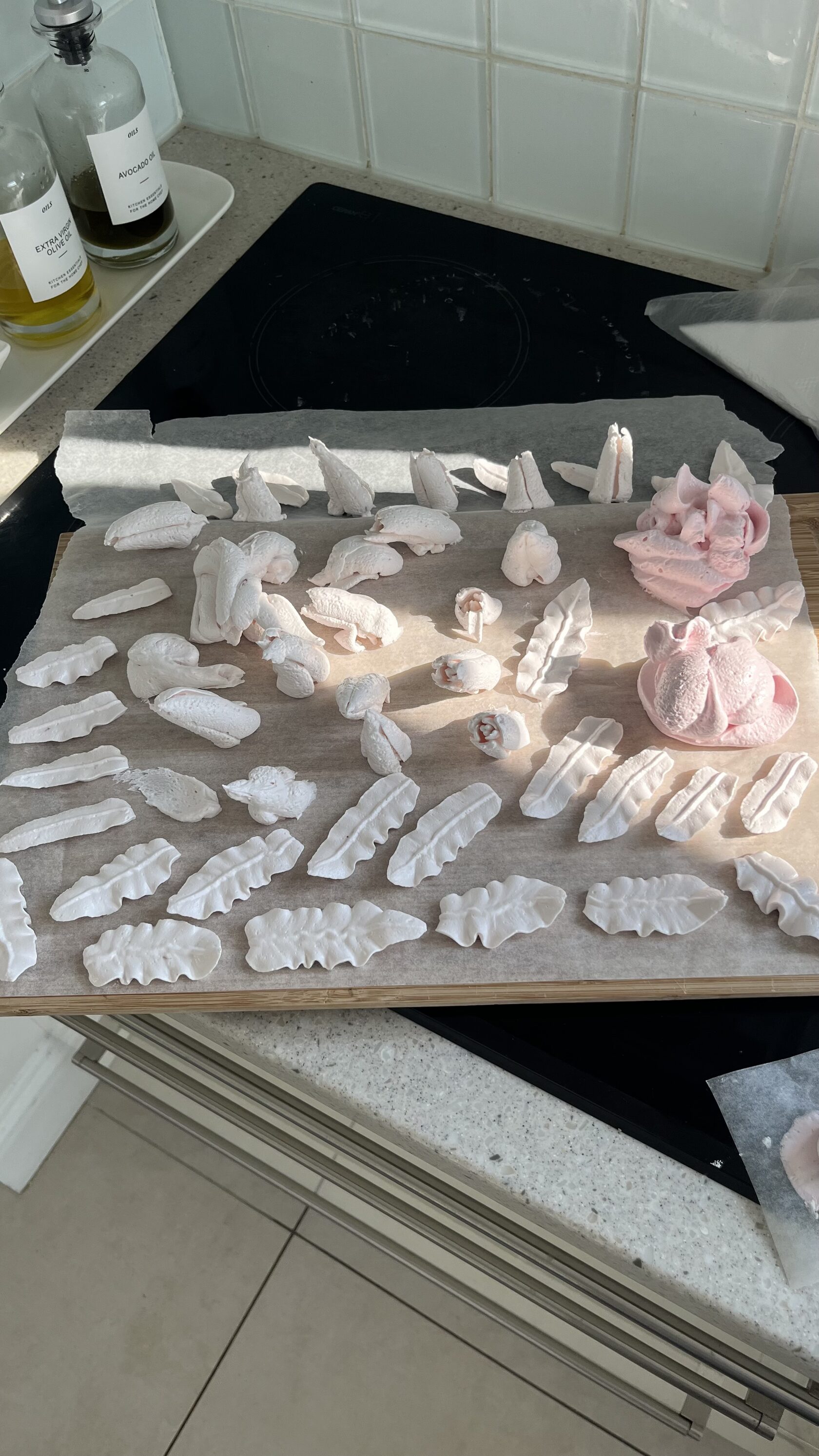 Handmade zefir flower — mosaic tile 3