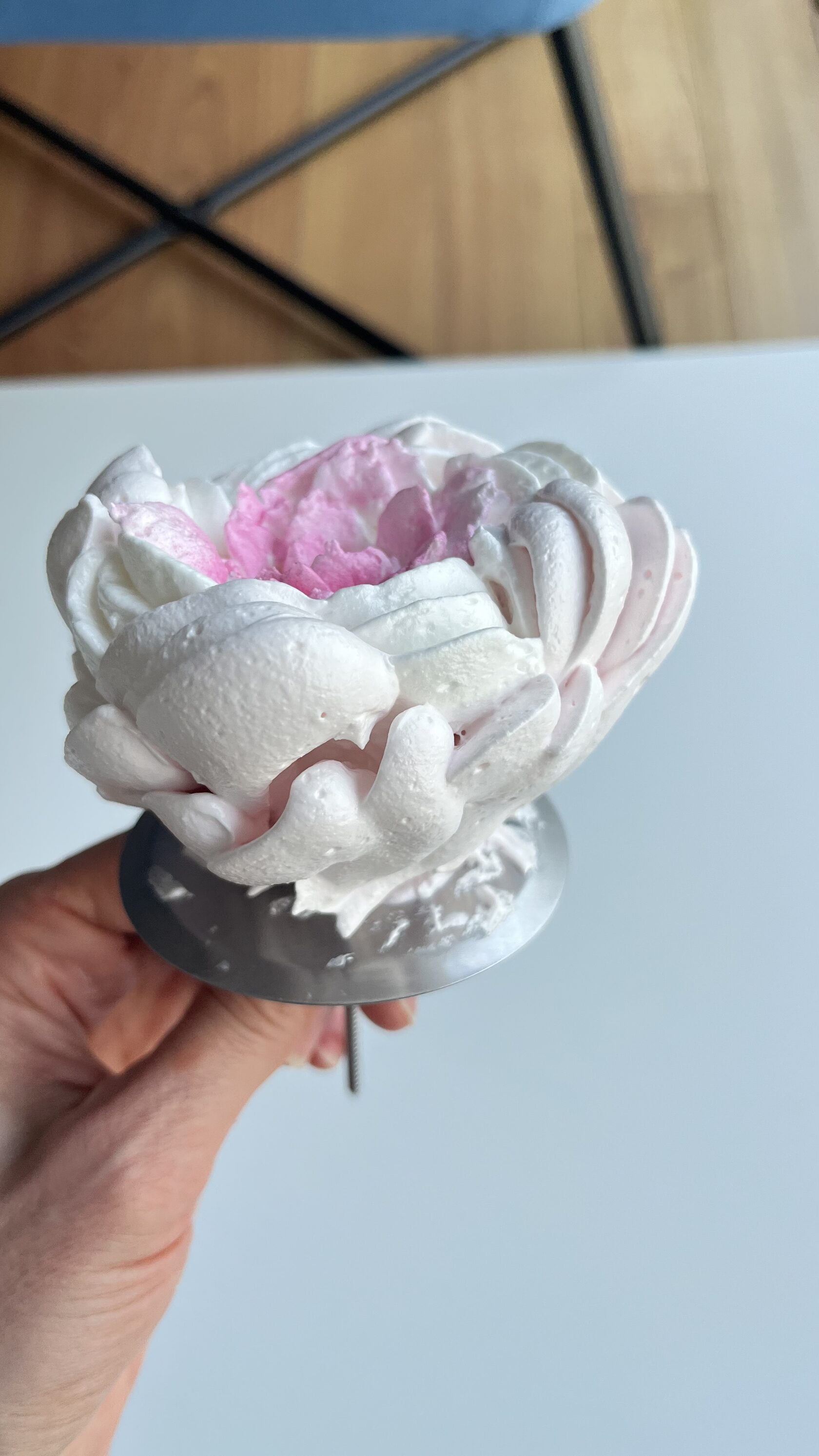 Handmade zefir flower — mosaic tile 4